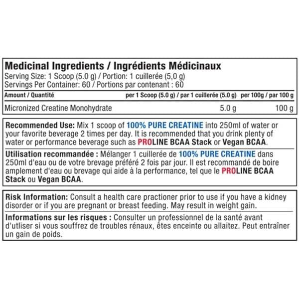 ProLine Creatine Monohydrate Canada xtremeline.ca Xtremeline