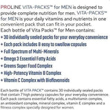 ProLine Vita-Paks for Men | Complete Athlete Formula in 1 Pack