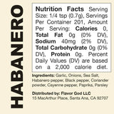 FlavorGod Habanero Seasoning, 102g