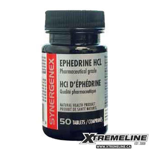 Synergenex Ephedrine HCl, 50 Tablets