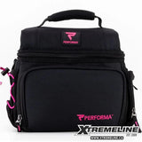 Performa 6 Meal Cooler Bag, Black/Pink